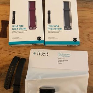 New Fitbit Alta HR with 3 bands